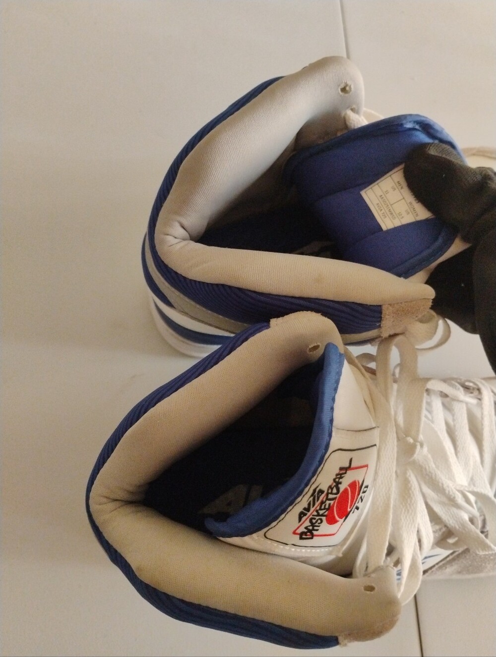 Vintage Avia 720 High Top Sneakers Blue White Retro Basketball Men 11 - Picture 11 of 12